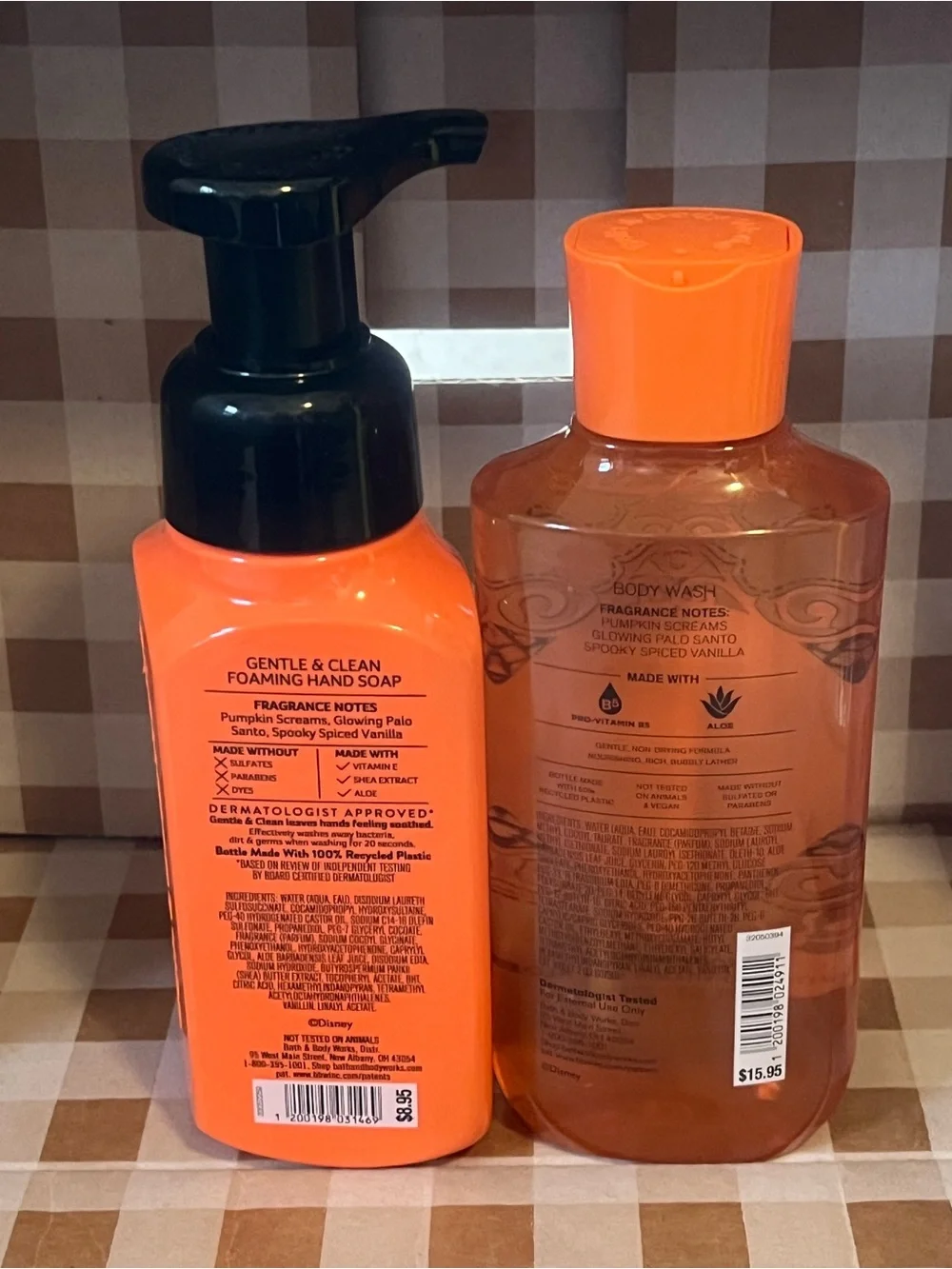 Bath & Body Works Jack Skellington Kids Foaming Hand Soap & Body Wash - Orange